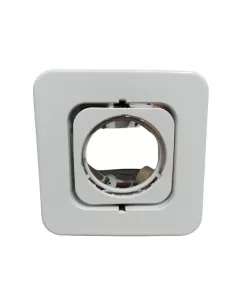 Fosnova 64713 lem incas foco cuadrado blanco gu5,3 12v 11x11 agujero 8x8